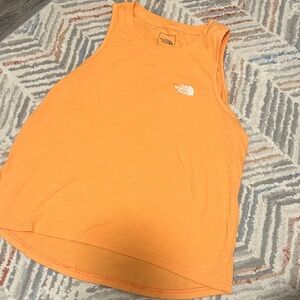 The North Face Orange Sleeveless Top